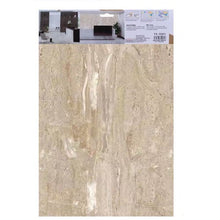 ADESIVO CARTA DA PARATO 3D EFFETTO MARMO SABBIA PANNELLO SPUGNA 30X60CM |TX-9983