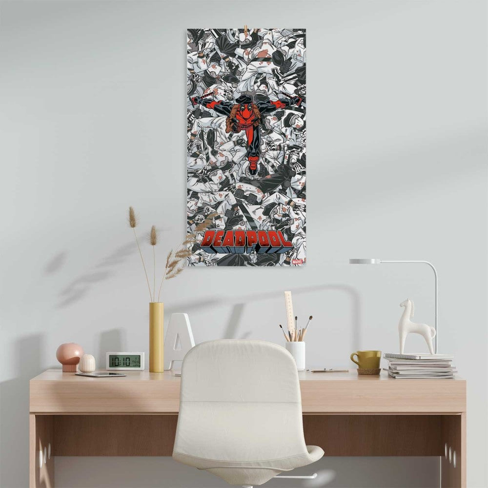 Calendario 2026 (Marvel Legends Deadpool) da Muro/Parete 30X30 con Gadget + Poster da Parete in Regalo - Licenza ufficiale