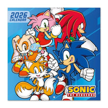 Calendario 2026 (Sonic) da Muro/Parete 30X30 con Gadget + Poster da Parete in Regalo - Licenza ufficiale