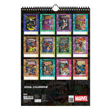 Calendario 2026 (Marvel Comics) da Muro/Parete  43,5x27cm con Gadget + Poster da Parete in Regalo - Licenza ufficiale