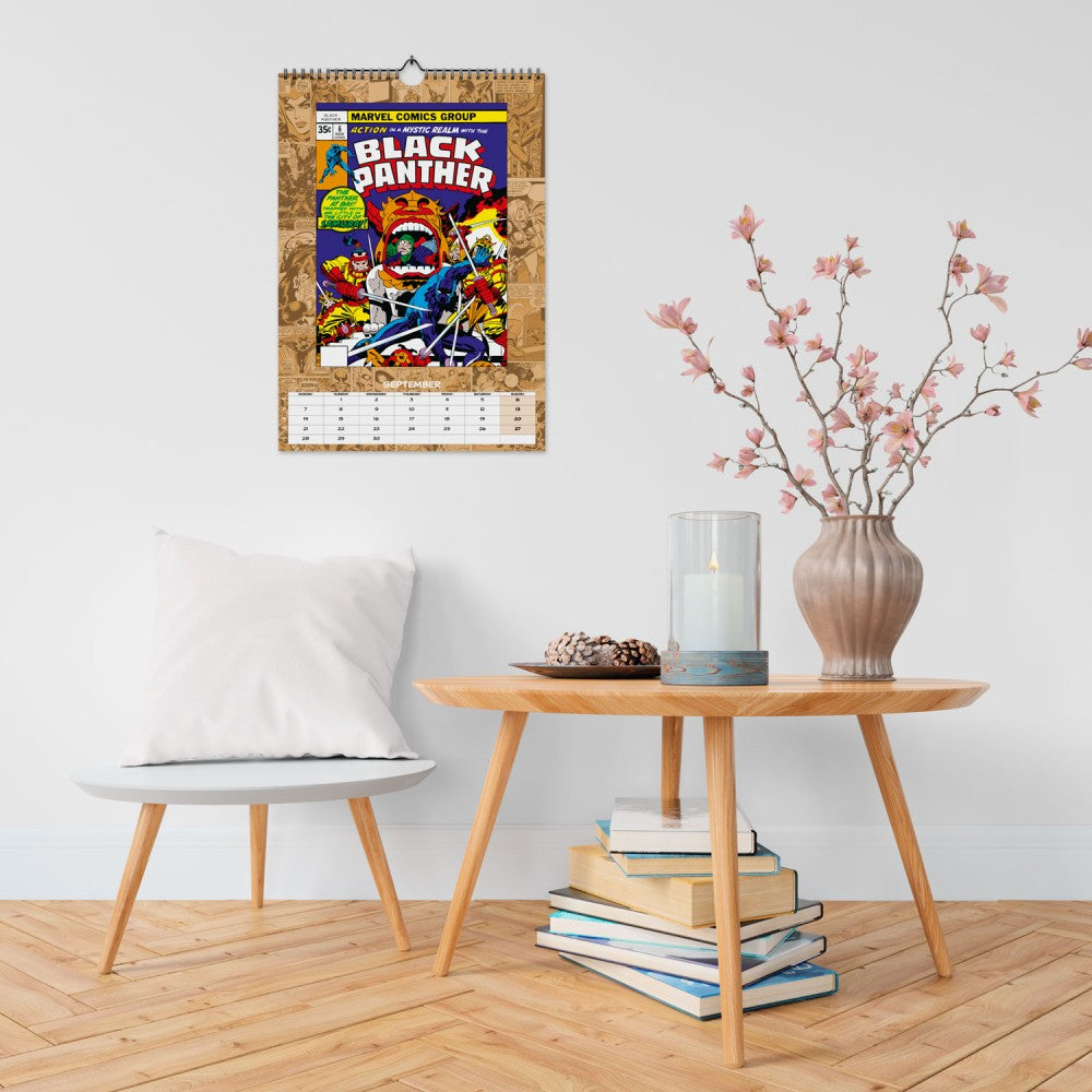 Calendario 2026 (Marvel Comics) da Muro/Parete  43,5x27cm con Gadget + Poster da Parete in Regalo - Licenza ufficiale