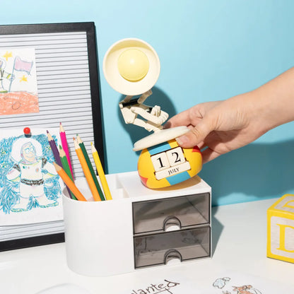 Calendario Perpetuo Disney Pixar 3D da Tavolo per Bambini | Decorazione da Scrivania per Fans: Regalo Disney Gadget Pixar 8,6 x 19 x 8,9 cm