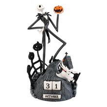 Calendario Perpetuo - The Nightmare Before Christmas (Jack Skellington & Zero) 3D da Tavolo Decorazione da Scrivania per Fans: Regalo Disney Gadget 12 x 12 x 23 cm