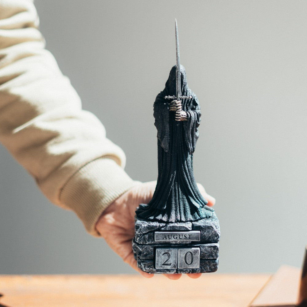 Calendario Perpetuo - Il Signore degli Anelli (Nazgul) 3D da Tavolo Decorazione Scrivania per Fans: Regalo Gadget (Lord of the Rings) 9 x 9 x 23 cm