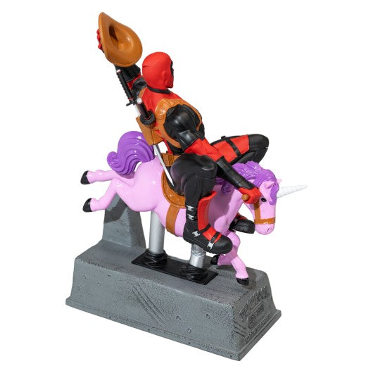 Marvel Deadpool Pony Calendario 3D Perpetuo Da Tavolo Figure Gadget Statua 21Cm