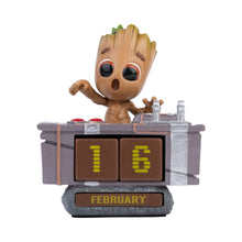 Calendario Perpetuo - Marvel (I am DJ Groot Death Button) 3D da Tavolo Figure Gadget Statua Decorazione per Scrivania Fans: Regalo Gadget Guardiani della Galassia 11,5 x 13,5 x 9,9 cm