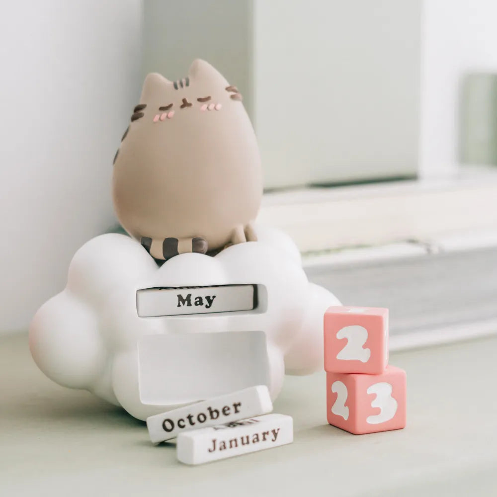 Pusheen The Cat Purrfect Love Calendario 3D Perpetuo in Resina Da Tavolo