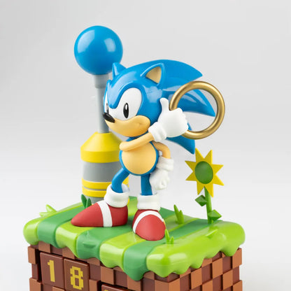 Calendario Perpetuo - Sonic (The Hedgehog) 3D da Tavolo - Figure PVC Statua Gadget Decorazione per Scrivania Fans: Regalo