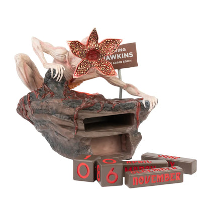 Calendario Perpetuo - Stranger Things (Demogorgon) 3D da Tavolo Decorazione Scrivania per Fans: Regalo Gadget 13,3 x 13,3 x 14,6 cm