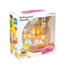 The Simpson Calendario 3D Perpetuo da Tavolo Figure PVC Decorazione da Scrivania per Fans: Regalo Gadget 16cm