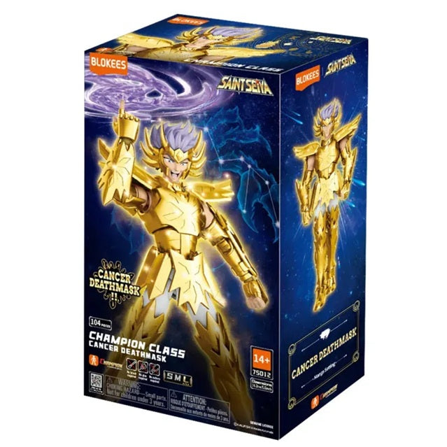 Blokees Saint Seiya:  Model Kit Champion Class 11 (Cancer Deathmask) Action Figure Cavalieri Zodiaco 75012
