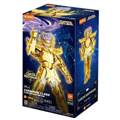 Blokees Saint Seiya:  Model Kit Champion Class 11 (Cancer Deathmask) Action Figure Cavalieri Zodiaco 75012