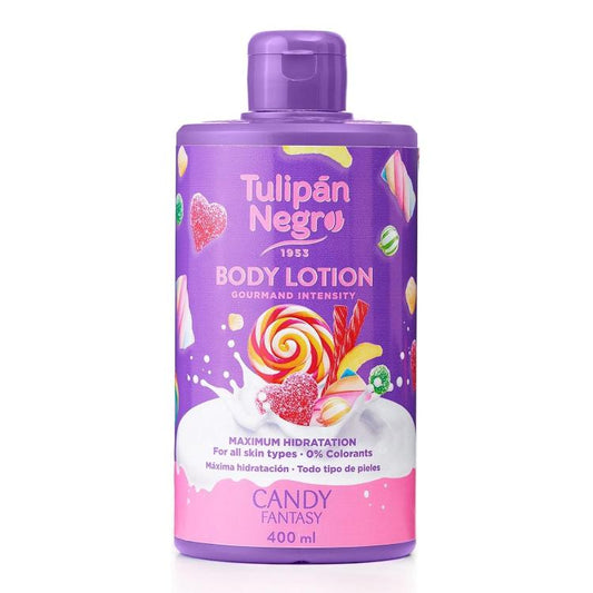 Tulipan Negro Lozione Corpo Body Crema Idratante (Candy Fantasy) Caramelle 400Ml