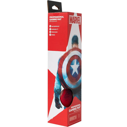 Marvel: Capitan America Tappetino Scrivania per Tastiera e Mouse Pad PC Gaming Deskmat XXL