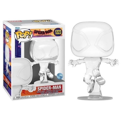 Funko Pop ! Marvel Across The Spider-Verse - (1223) Spider-Man Transparent Exm