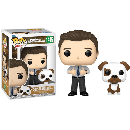 Funko Pop - Park and Recreation (1415) Chris Traeger - Figure 9cm