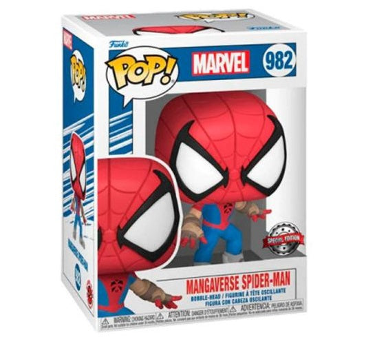 Funko Pop ! Marvel  Mangaverse -  (1158) Spider-Man Figure Special Edition 9Cm