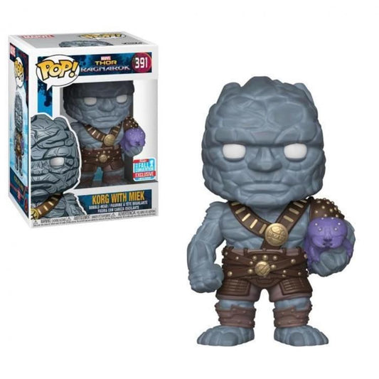 Funko Pop Marvel Thor Ragnarok 391 Korg With Miek Limited Special Edition Vinyl