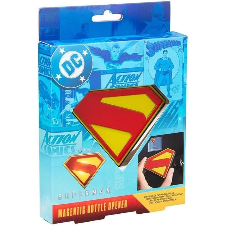 Paladone Superman - Apribottiglie Magnetico in Acciaio ufficiale DC Comics
