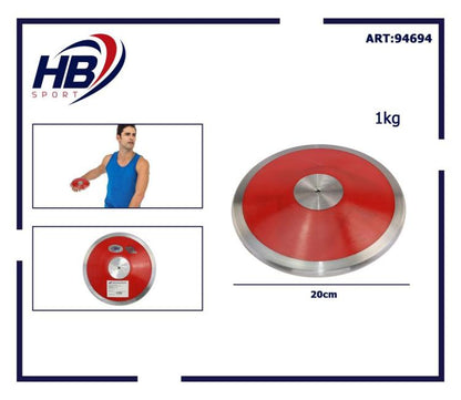 Hb Disco Da Competizione E Allenamento Acciaio Per Lancio Del Disco Peso Da 1Kg