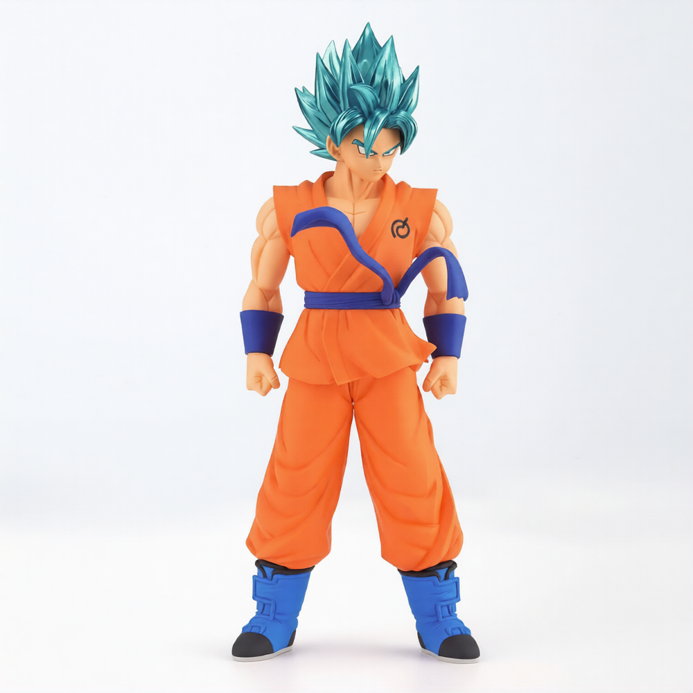 Bandai Banpresto Dragon Ball Super: Goku Super Saiyan Blu Statua Da Collezione - Blood of Saiyans Figure 18cm PVC