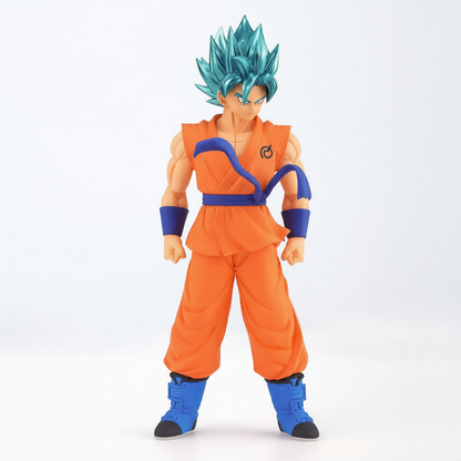 Bandai Banpresto Dragon Ball Super: Goku Super Saiyan Blu Statua Da Collezione - Blood of Saiyans Figure 18cm PVC