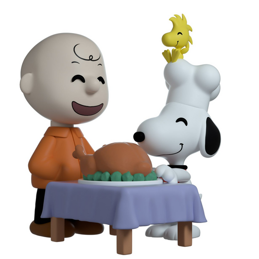 YouTooz Peanuts (Snoopy) - Charlie & Snoopy Thanksgiving Vinyl Figure 13cm