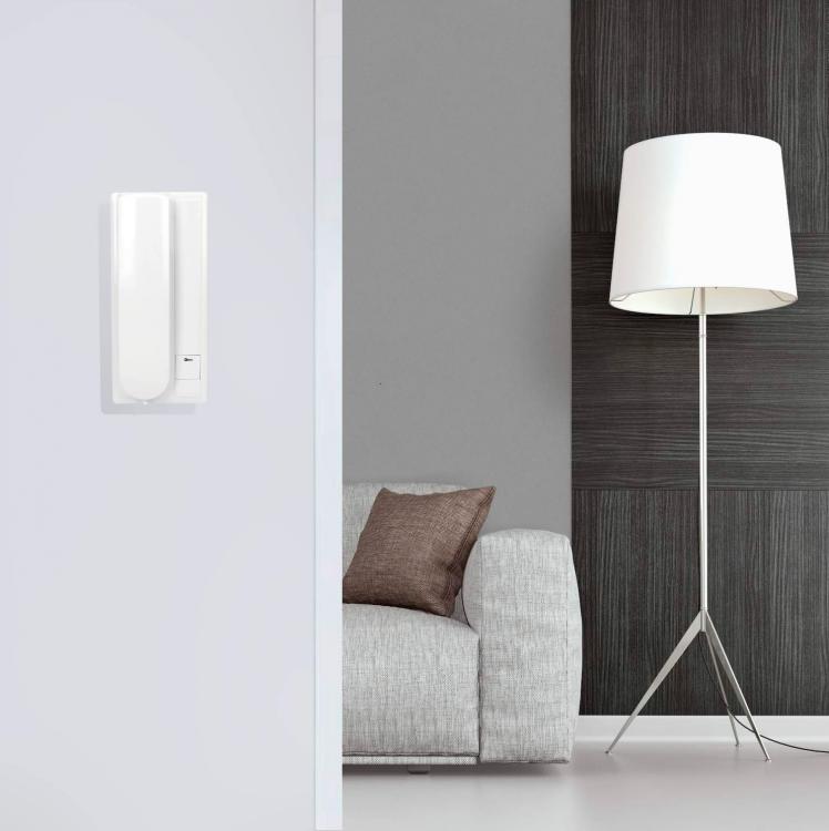 Kit Citofono Monofamiliare Cornetta 2 Fili Apriporta Cancello Da Interno Esterno