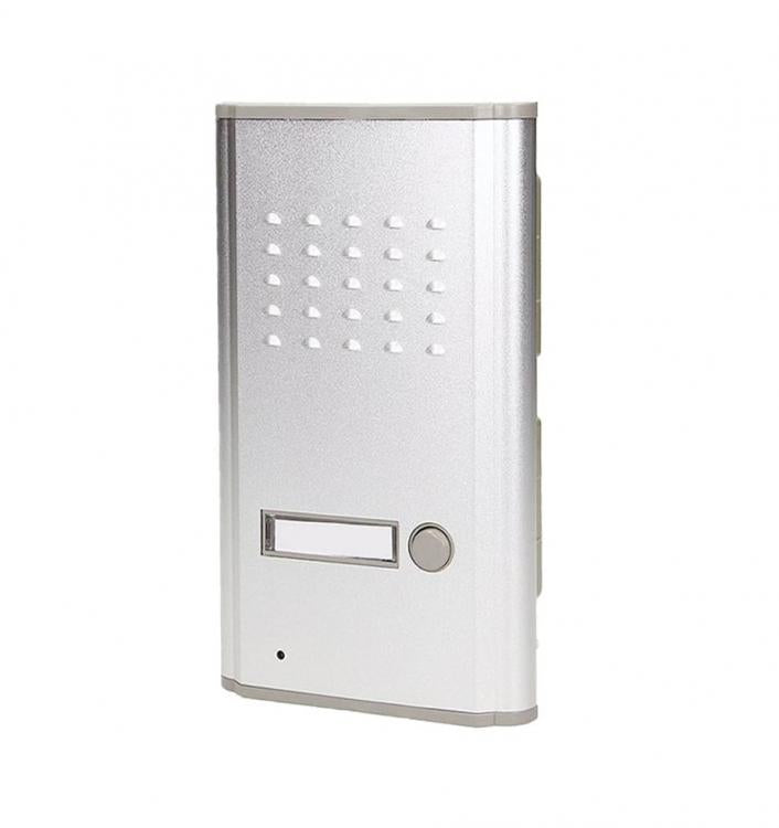 Kit Citofono Monofamiliare Cornetta 2 Fili Apriporta Cancello Da Interno Esterno