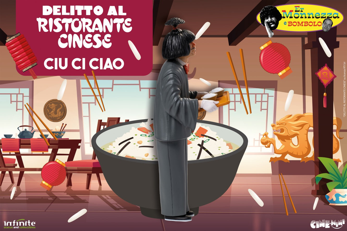Infinite - Ciu ci ciao (delitto al ristorante cinese) Figure Cine-Mini 11cm PVC Film Er Monnezza
