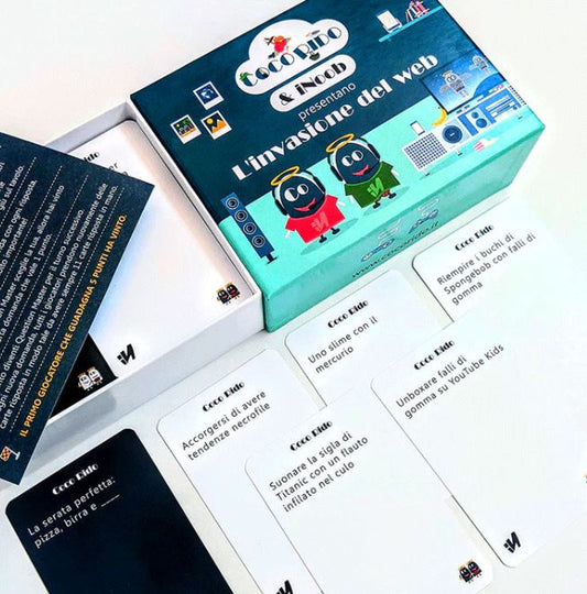 Asmodee Coco Rido x iNoob: L'invasione del Web Gioco Da Tavolo Carte Party Games