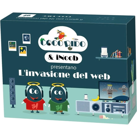 Asmodee Coco Rido x iNoob: L'invasione del Web Gioco Da Tavolo Carte Party Games