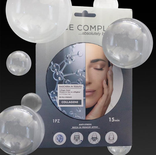 Face Complex Maschera In Tessuto Viso Anti Rughe Tonificante Idratante Collagene