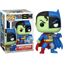 Funko Pop ! Dc Super Heroes - (468) Composite Superman / Batman Figure Special