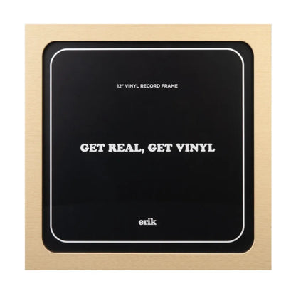 Cornice per Vinile (Effetto Legno) Porta Disco Vinile da Parete 35,5 x 35,5 in MDF e Vetro Metacrilato | Cornice Quadrata per Copertina di Album con Accessori per Appenderla - Poster Packaging Protettivo (HAYA)
