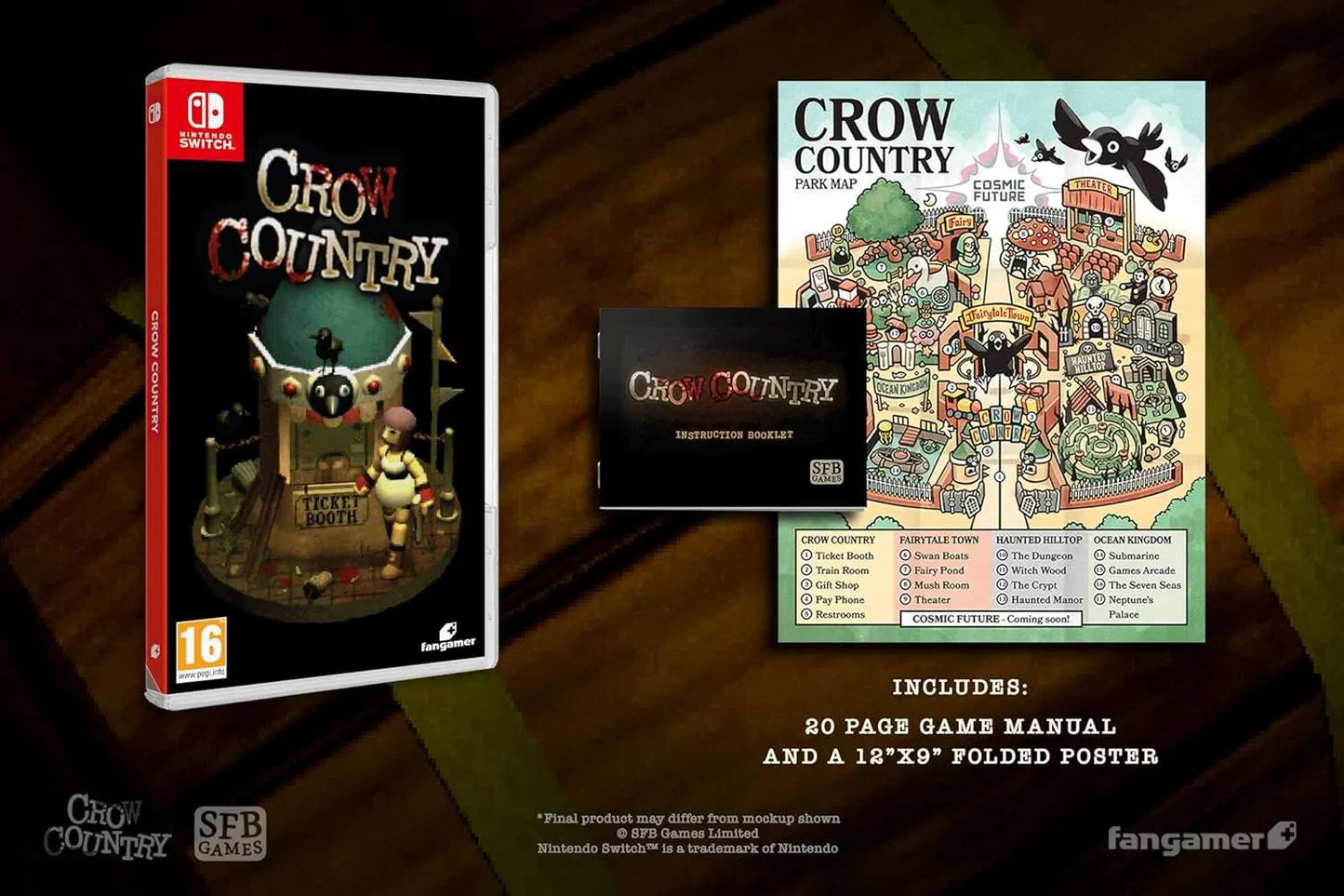 Crow Country Nintendo Switch Videogioco Italiano Pal Ita Nuovo Sigillato