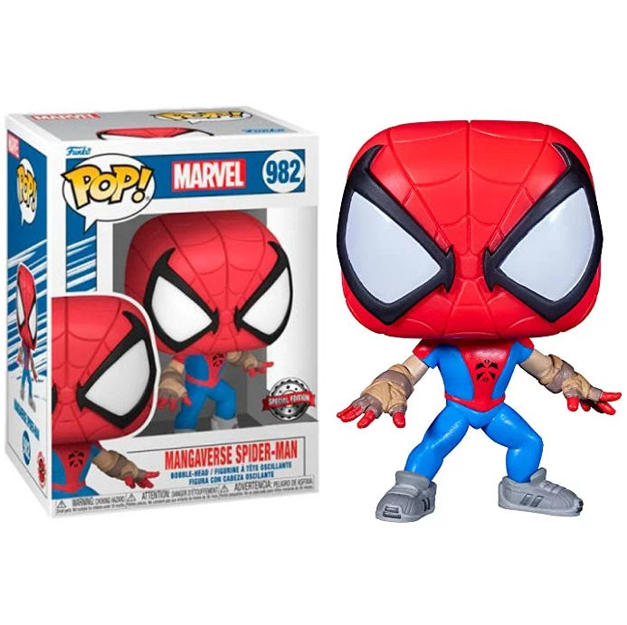 Funko Pop ! Marvel  Mangaverse -  (1158) Spider-Man Figure Special Edition 9Cm