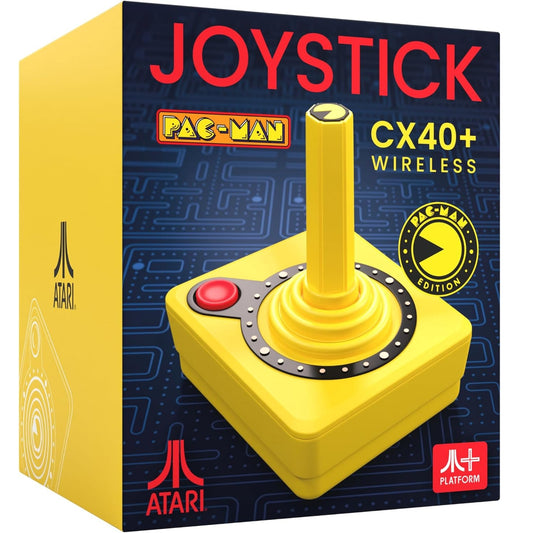Atari Joystick CX40+ Wireless Pac-Man Edition per Console 2600+ (Edizione Limitata)