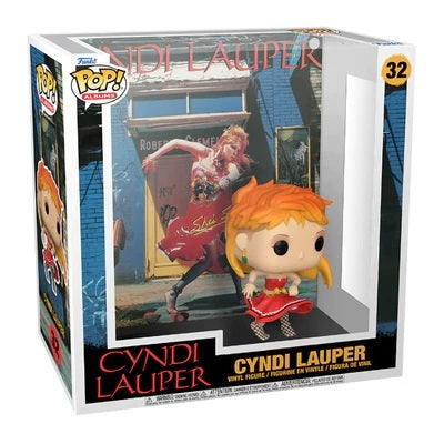 Funko Pop ! Albums Cyndi Lauper - Cyndi Lauper (32) Cover Music Vinyl Figure 9Cm