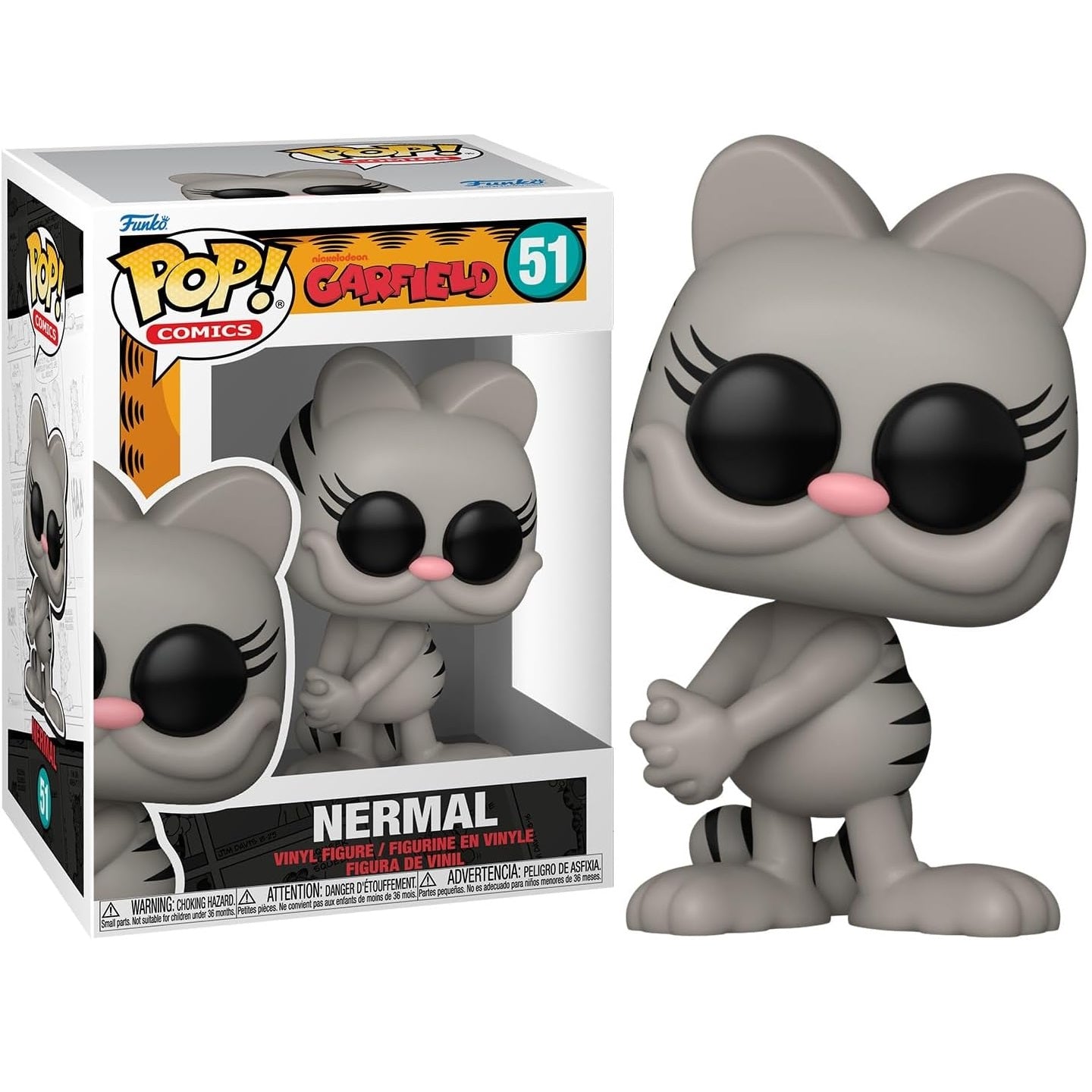 Funko Pop! Comics Garfield (51) Nermal - Vinyl Figure 9cm