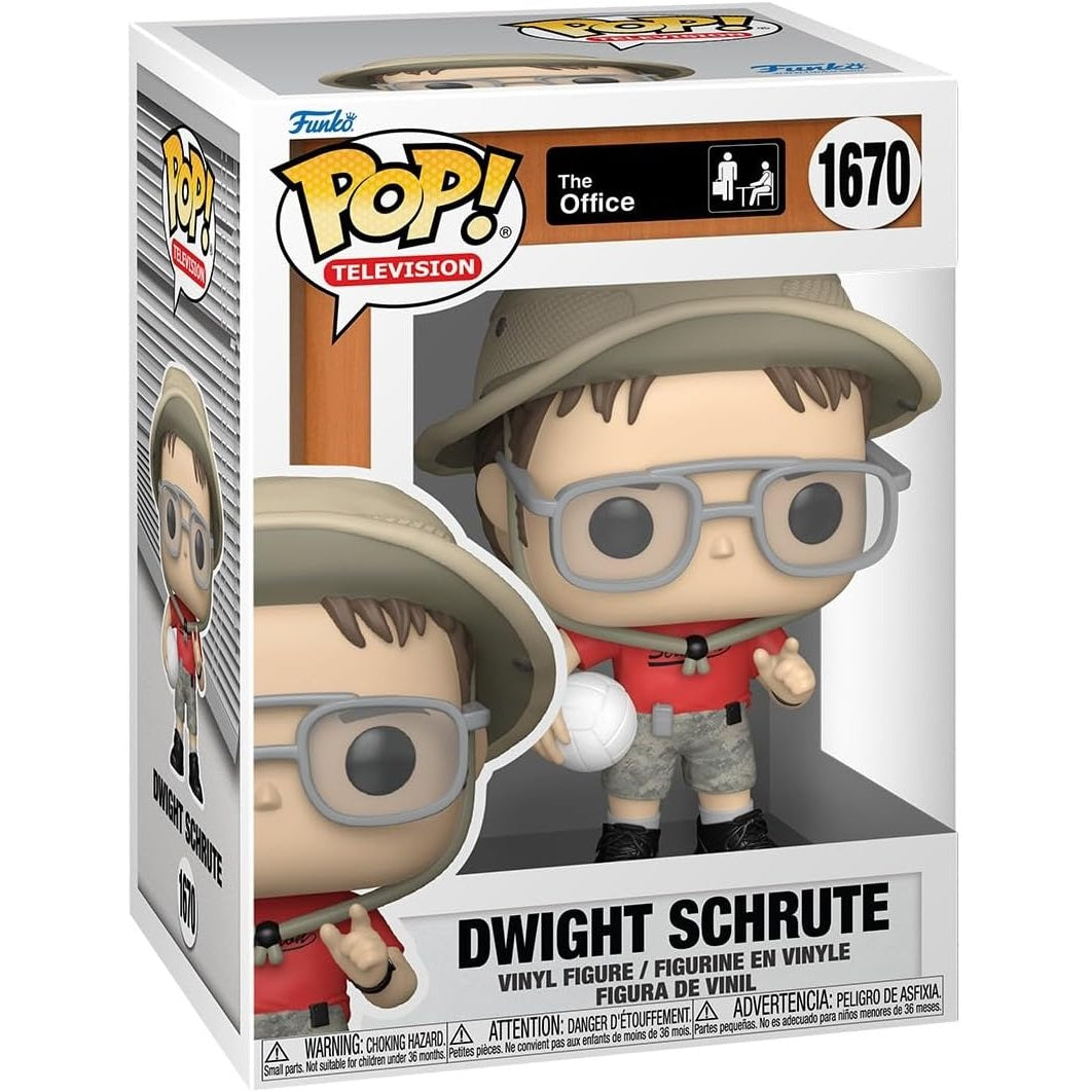 Funko Pop! Television The Office (1670) Dwight Schrute Volleyball Figure 9cm