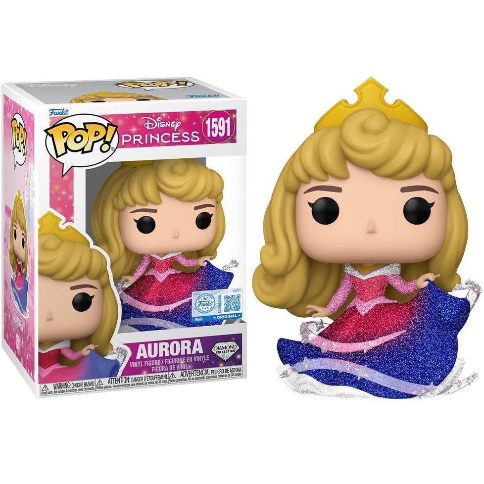 Funko Pop! Disney Princess (1591) Aurora (Special Edition - Diamond Collection) - Vinyl Figure 9cm