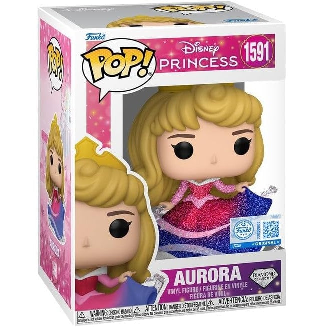 Funko Pop! Disney Princess (1591) Aurora (Special Edition - Diamond Collection) - Vinyl Figure 9cm