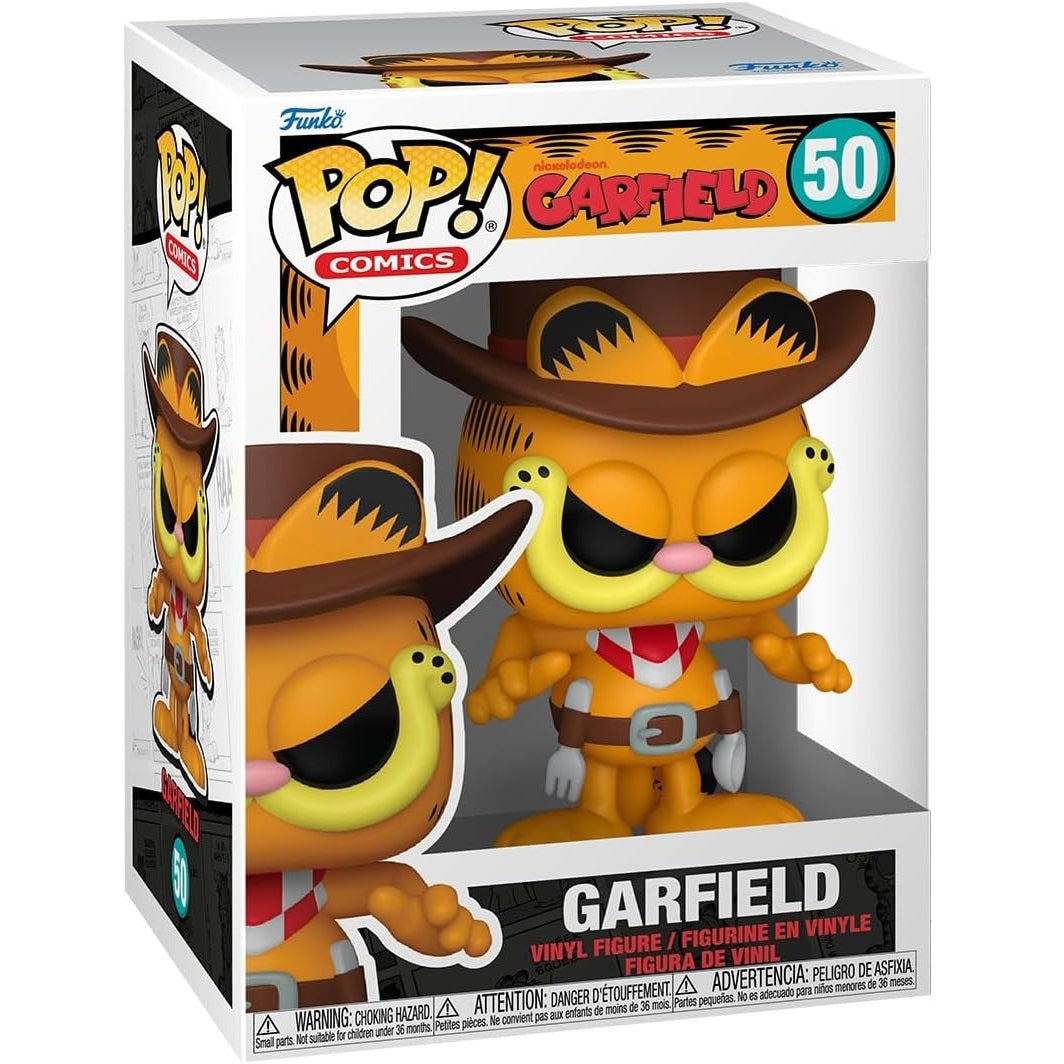 Funko Pop! Comics Garfield - (50) Garfield Cowboy Vinyl Figure 9cm