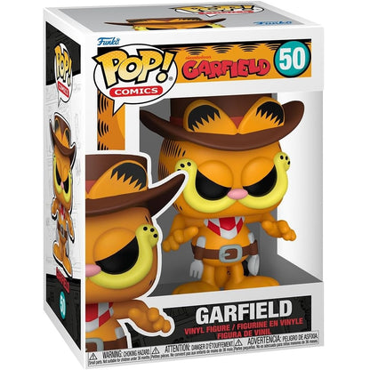 Funko Pop! Comics Garfield - (50) Garfield Cowboy Vinyl Figure 9cm