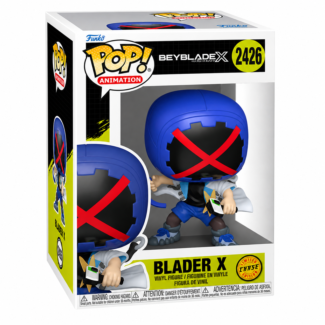Funko Pop ! Animation - Beyblade X - (2426) Jaxon Cross/Blade X Figure CHASE Edition- Vinyl 9cm