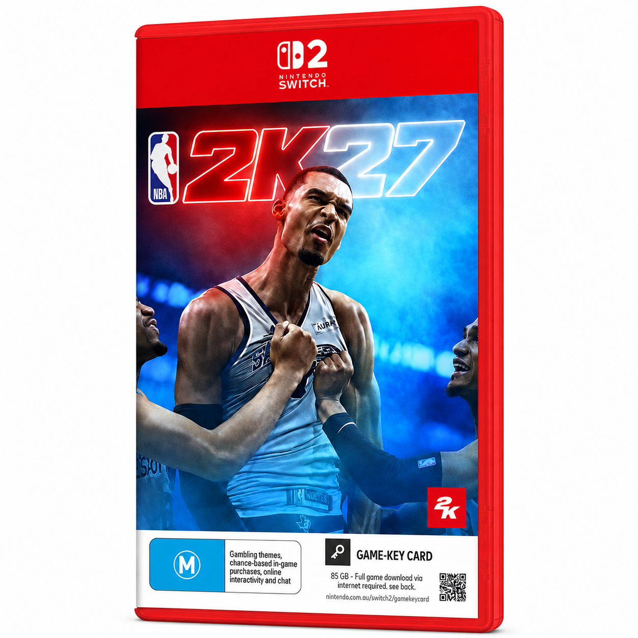 NBA 2K27 NSW2 Videogioco Nintendo Switch 2 Gioco Eu Italiano Basket Nuovo (Codice Digitale Da Riscattare)