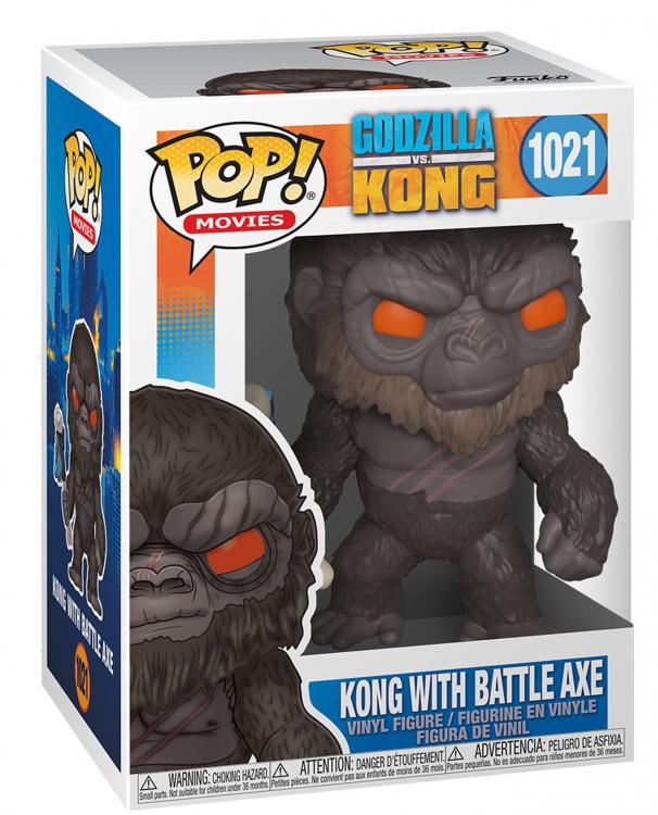 Funko Pop Godzilla Vs Kong 1021 Kong With Battle Axe Vinyl Collezione Sigillato