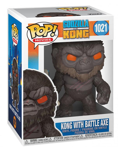 Funko Pop Godzilla Vs Kong 1021 Kong With Battle Axe Vinyl Collezione Sigillato
