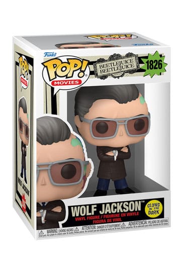 Funko Pop ! Movies Beetlejuice 2 - (1826) Wolf Jackson Figure Glow 9cm